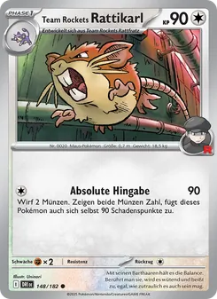 Team Rockets Rattikarl, Karte 148 aus Ewige Rivalen