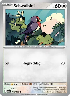 Schwalbini, Karte 156 aus Ewige Rivalen