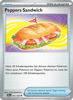 Peppers Sandwich, Karte 161 aus Ewige Rivalen