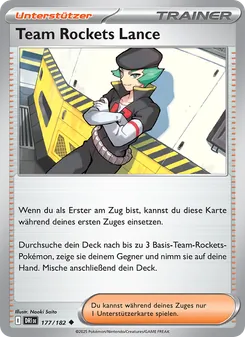 Team Rockets Lance, Karte 177 aus Ewige Rivalen