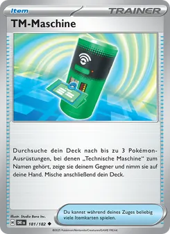 TM-Maschine, Karte 181 aus Ewige Rivalen