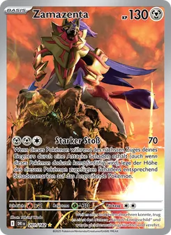 Zamazenta, Karte 201 aus Ewige Rivalen