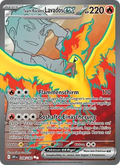 Team Rockets Lavados-ex, Karte 208 aus Ewige Rivalen