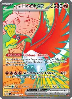 Klarins Ho-Oh-ex, Karte 209 aus Ewige Rivalen