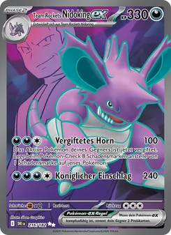 Team Rockets Nidoking-ex, Karte 216 aus Ewige Rivalen