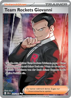 Team Rockets Giovanni, Karte 225 aus Ewige Rivalen
