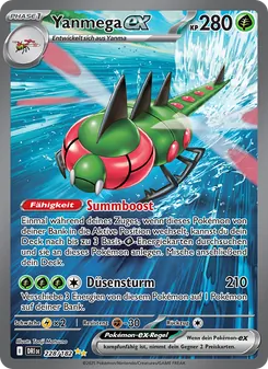 Yanmega-ex, Karte 228 aus Ewige Rivalen