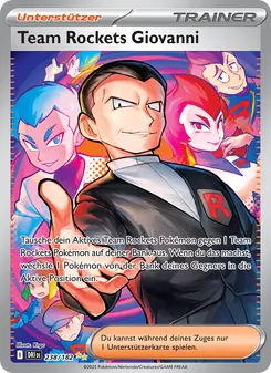 Team Rockets Giovanni, Karte 238 aus Ewige Rivalen