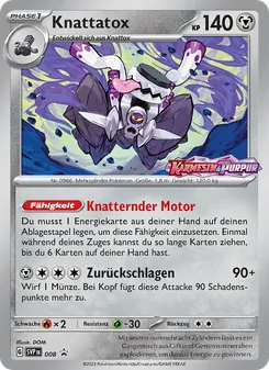 Knattatox, Karte 008 aus SVP Black Star Promos