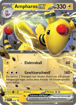 Ampharos-ex, Karte 016 aus SVP Black Star Promos