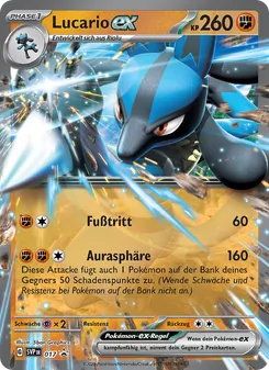 Lucario-ex, Karte 017 aus SVP Black Star Promos