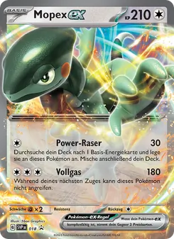 Mopex-ex, Karte 018 aus SVP Black Star Promos