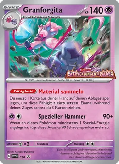Granforgita, Karte 020 aus SVP Black Star Promos