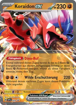Koraidon-ex, Karte 029 aus SVP Black Star Promos