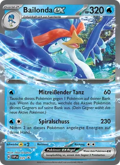 Bailonda-ex, Karte 035 aus SVP Black Star Promos
