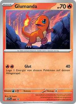 Glumanda, Karte 047 aus SVP Black Star Promos