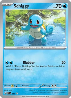 Schiggy, Karte 048 aus SVP Black Star Promos