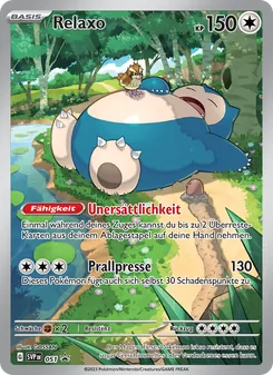 Relaxo, Karte 051 aus SVP Black Star Promos