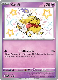 Gruff, Karte 070 aus SVP Black Star Promos