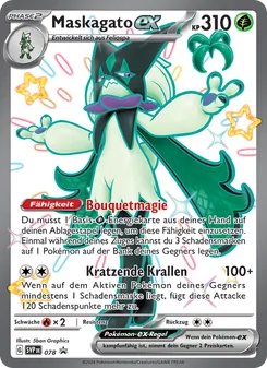 Maskagato-ex, Karte 078 aus SVP Black Star Promos