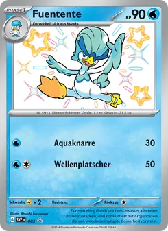 Fuentente, Karte 083 aus SVP Black Star Promos