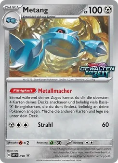 Metang, Karte 090 aus SVP Black Star Promos