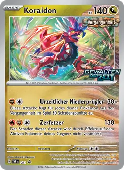 Koraidon, Karte 091 aus SVP Black Star Promos