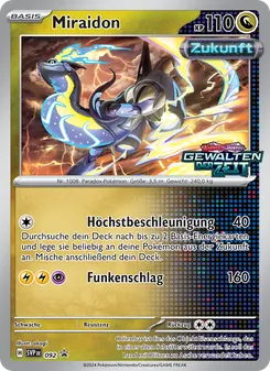 Miraidon, Karte 092 aus SVP Black Star Promos