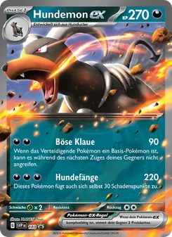 Hundemon-ex, Karte 103 aus SVP Black Star Promos