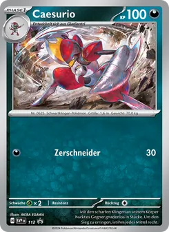 Caesurio, Karte 112 aus SVP Black Star Promos