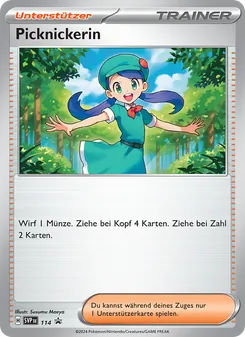 Picknickerin, Karte 114 aus SVP Black Star Promos