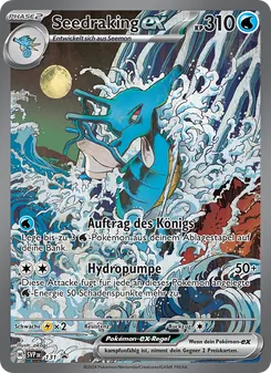 Seedraking-ex, Karte 131 aus SVP Black Star Promos