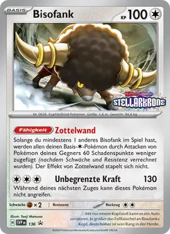 Bisofank, Karte 136 aus SVP Black Star Promos