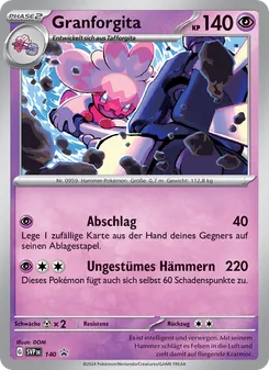 Granforgita, Karte 140 aus SVP Black Star Promos