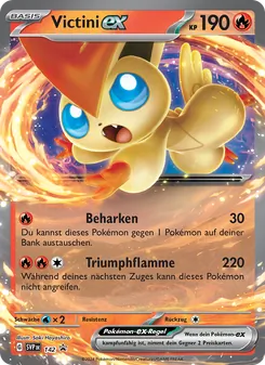Victini-ex, Karte 142 aus SVP Black Star Promos