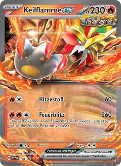 Keilflamme-ex, Karte 144 aus SVP Black Star Promos
