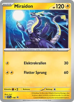 Miraidon, Karte 148 aus SVP Black Star Promos