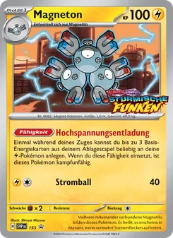Magneton, Karte 153 aus SVP Black Star Promos