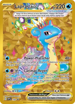 Lapras-ex, Karte 164 aus SVP Black Star Promos