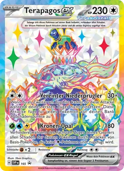 Terapagos-ex, Karte 165 aus SVP Black Star Promos