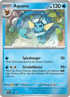 Aquana, Karte 168 aus SVP Black Star Promos