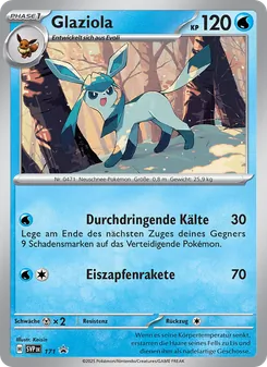 Glaziola, Karte 171 aus SVP Black Star Promos