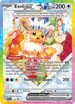 Evoli-ex, Karte 174 aus SVP Black Star Promos