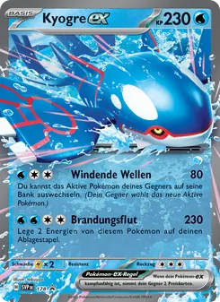 Kyogre-ex, Karte 178 aus SVP Black Star Promos