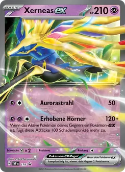 Xerneas-ex, Karte 179 aus SVP Black Star Promos