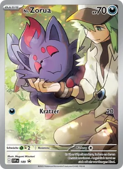 Ns Zorua, Karte 189 aus SVP Black Star Promos
