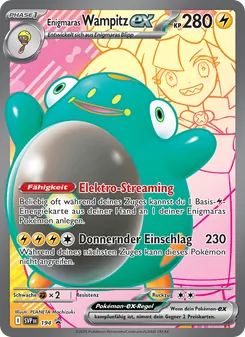 Enigmaras Wampitz-ex, Karte 194 aus SVP Black Star Promos