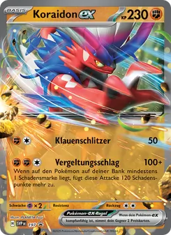 Koraidon-ex, Karte 197 aus SVP Black Star Promos