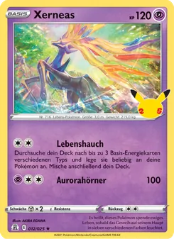 Xerneas, Karte 12 aus Celebrations