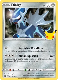 Dialga, Karte 20 aus Celebrations